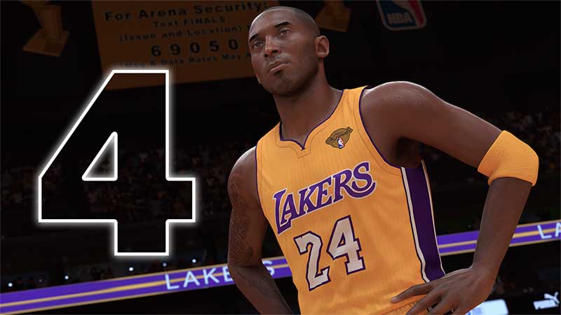 NBA 2K24 svela la modalità Mamba Moments